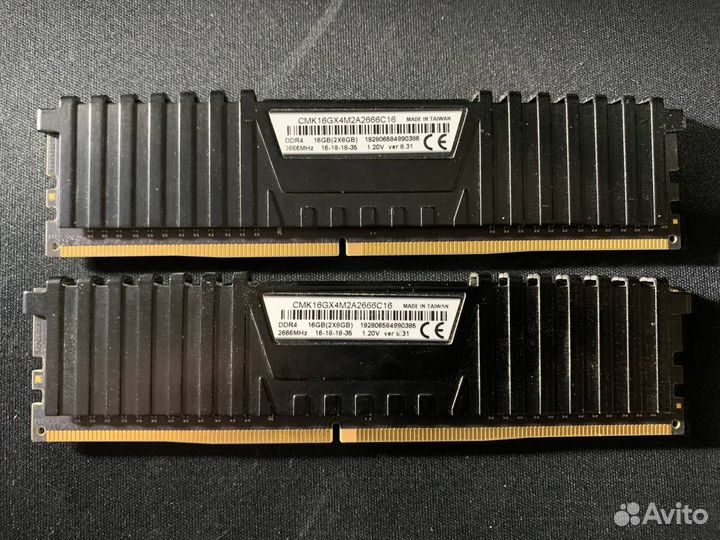 Оперативная память ddr4 16gb corsair vengeance