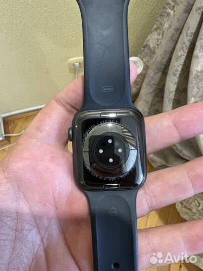 Часы apple watch 6 44 mm черный