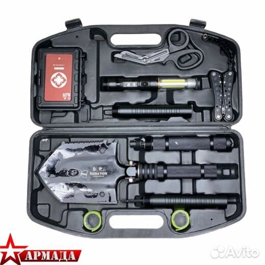 Набор выживания с многофункциональной лопатой