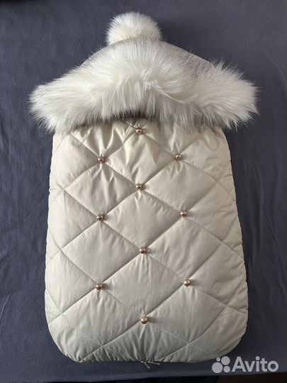 Зимний конверт в коляску