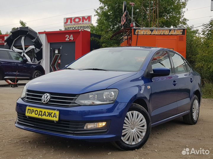 Volkswagen Polo 1.6 AT, 2018, 104 000 км