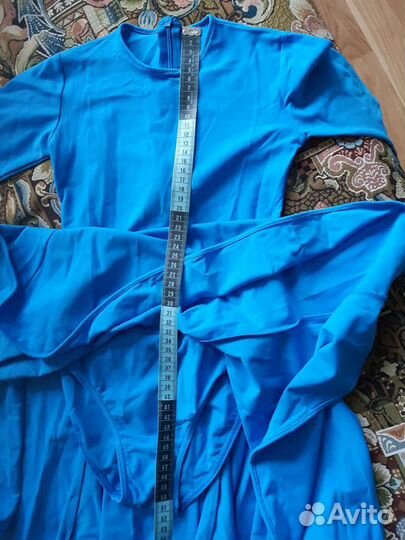 Платье для занятий бальными танцами 5-7лет 110-122