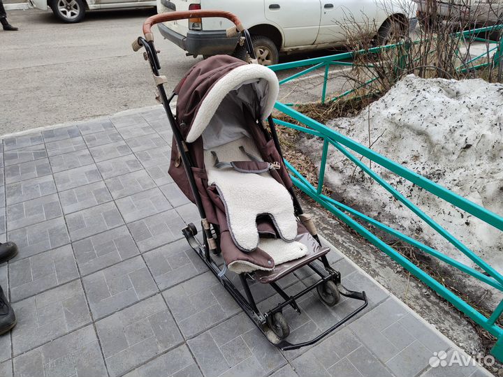 Коляска-санки