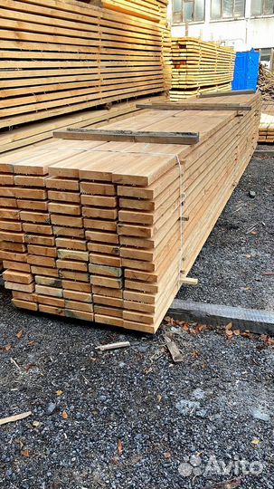 Доска обрезная 40х100х6000мм ГОСТ