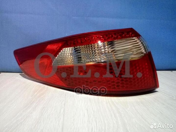 Фонарь левый внешний Kia Rio 3 QB седан, 2011-2