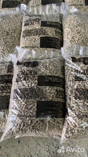 Кошачий наполнитель древесный