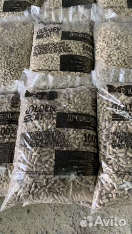 Кошачий наполнитель древесный