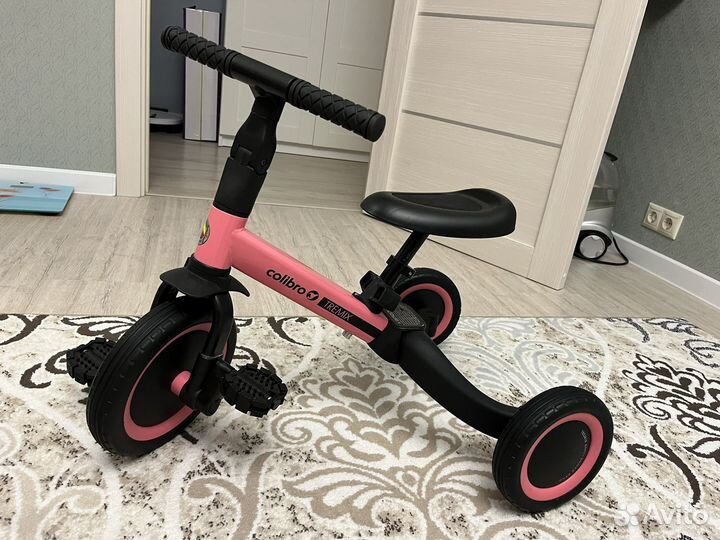 Детский трехколесный велосипед беговел 3в1