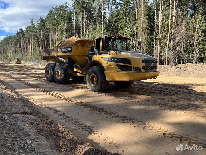 Сдаются в аренду сочлененные самосвалы Volvo