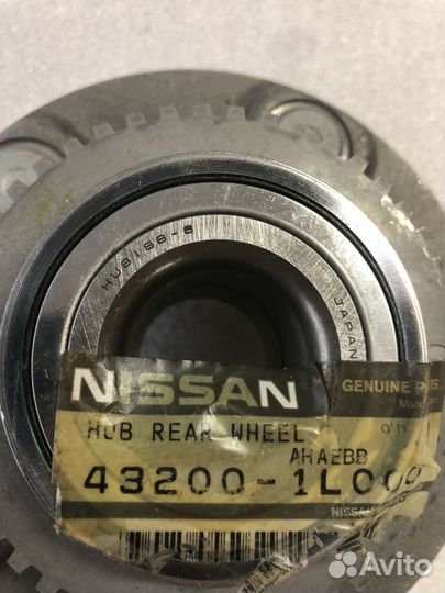 Ступица задняя с подшипником абс nissan 432001L000