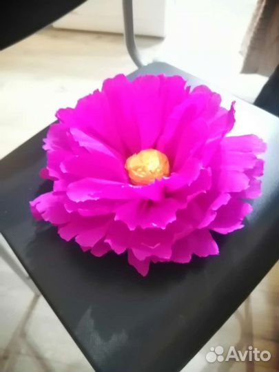 Цветы из гофрированной бумаги