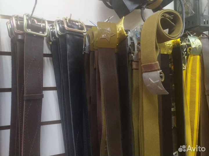 Ремень кожаный для офицера вмф с кобурой под пм +