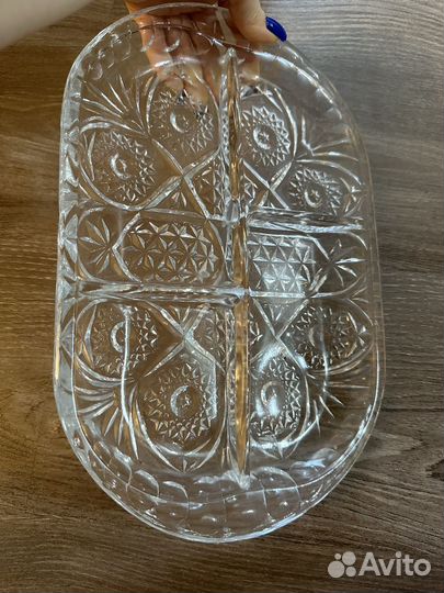 Продам хрустальную кабаретницу