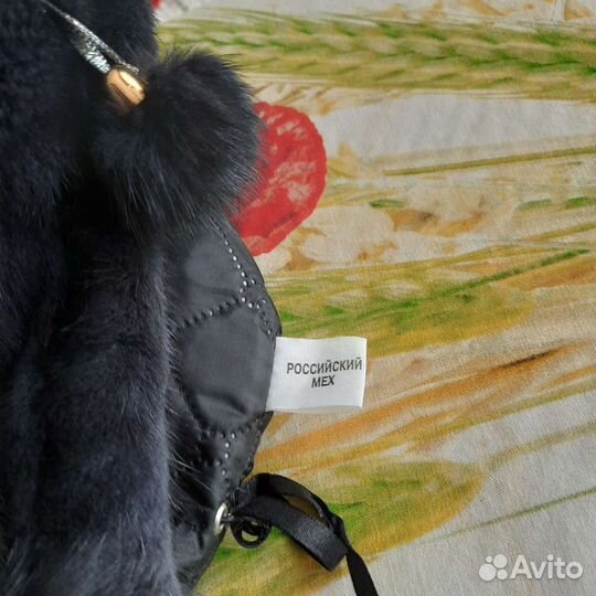 Берет женский из норки мягкий