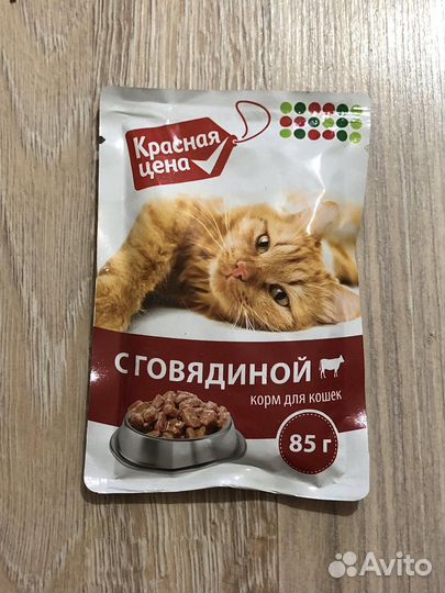 Кошачий корм влажный