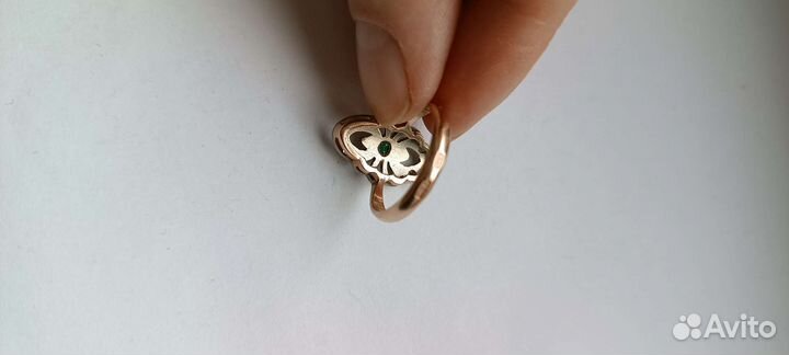 Золотое Кольцо СССР 583 с бриллиантами перстень