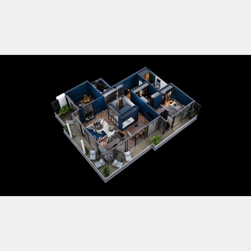 2-к. квартира, 142,6 м², 15/18 эт.