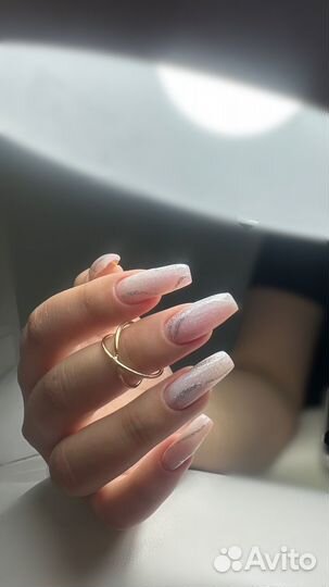 Наращивание ногтей гель лак