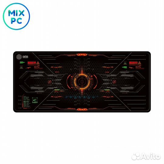 Коврик для мыши Cactus Skytrek XXL черный/рисунок