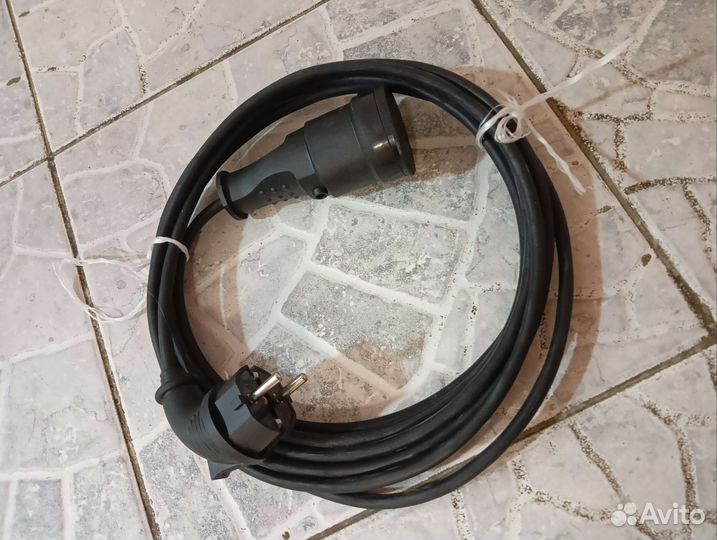 Удлинитель 5метров резина новый