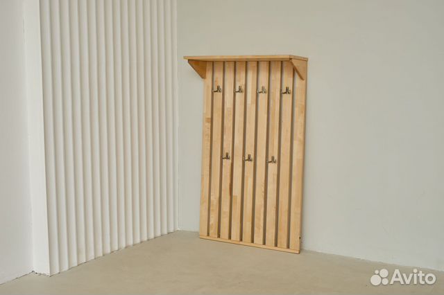 Вешалка настенная деревянная City в прихожую