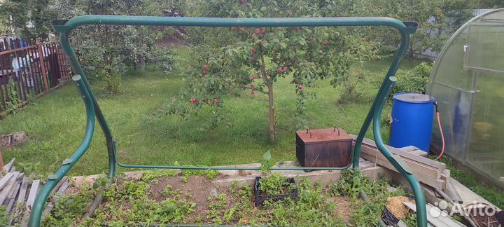 Садовые качели бу