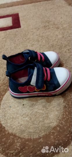 Кеды для девочки 22 размер