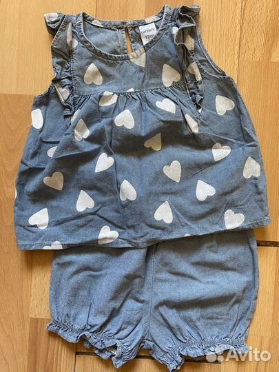 Большой пакет одежды для девочки 86-92