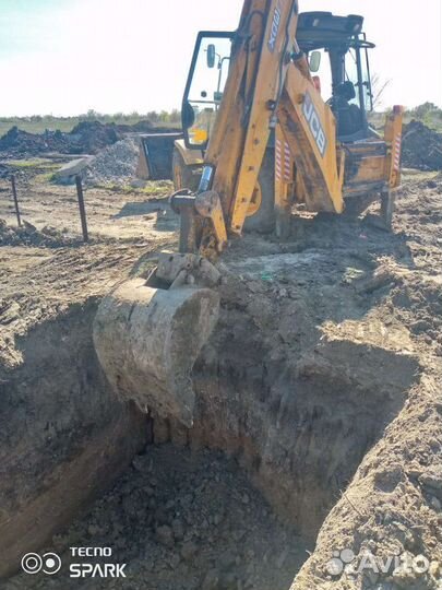 Услуги экскаватора погрузчика jcb
