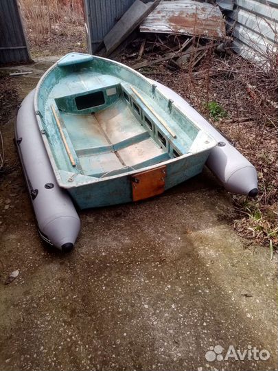 Лодка алюм Ерш, с баллонами остойчивости