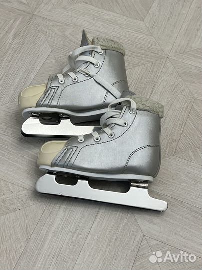 Коньки двухполозные 28 размер