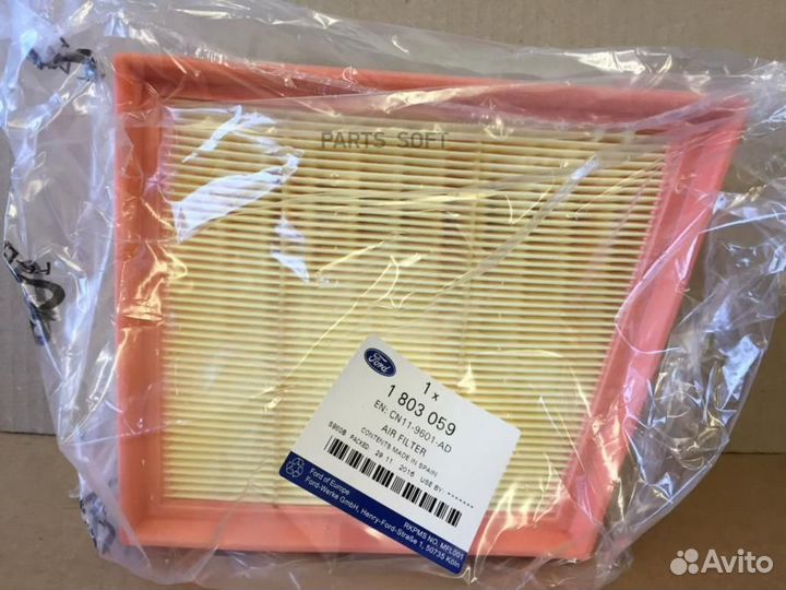 Ford 1803059 Фильтр воздушный fiesta (2008)