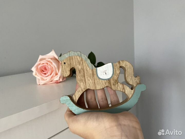 Игрушка лошадка качалка деревянная заготовка