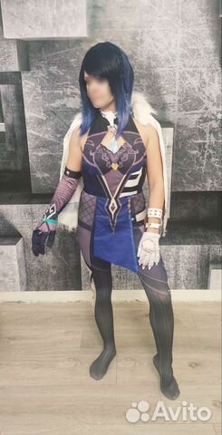 Косплей Yelan Геншин Импакт аниме костюм