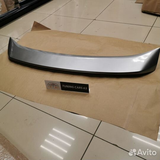 Лип спойлер крышки багажника - KIA Spectra Серебро