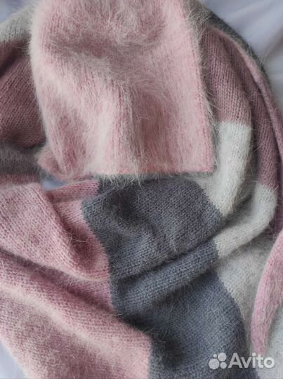 Шапка и бактус вязаные