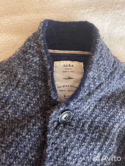 Пиджак Zara теплый 140см(9-10лет)
