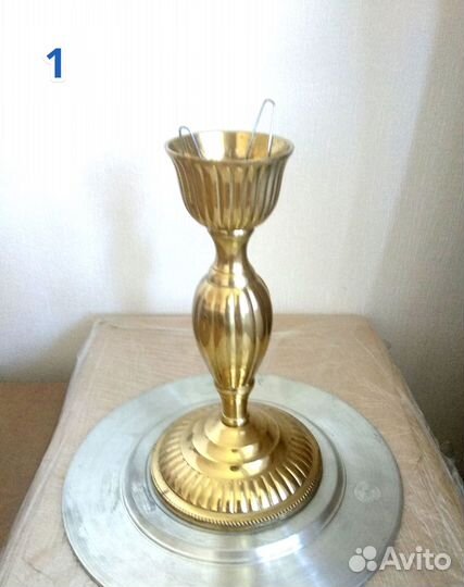 Латунный подсвечник и другие