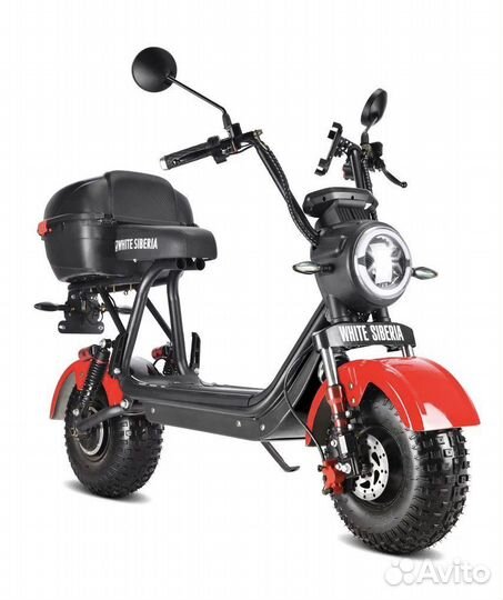 Электроскутер White Siberia Mini R 2.0 Red New