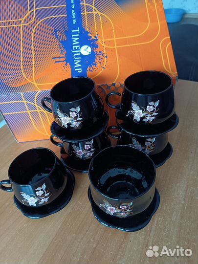 Сервиз чайный, стекло