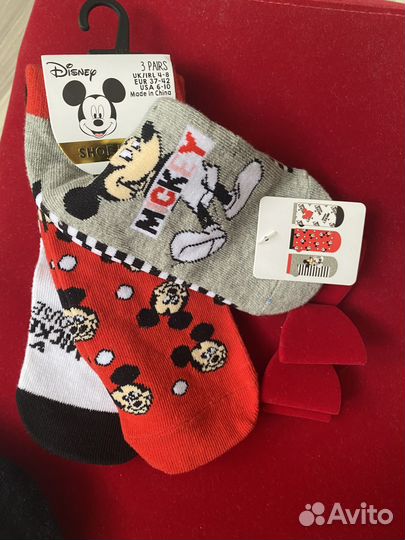 Носки Микки-Маус из Диснейленда