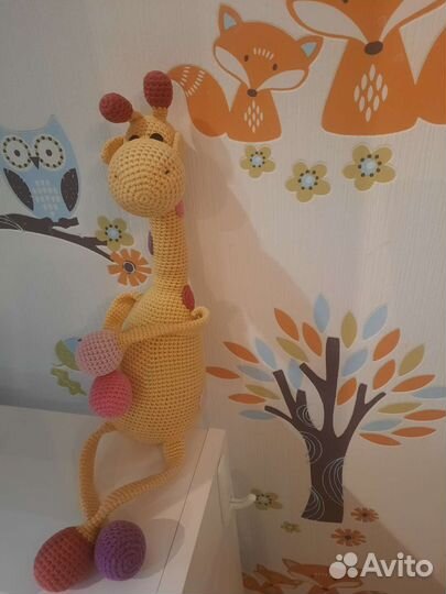 Жираф вязанный ручная работа