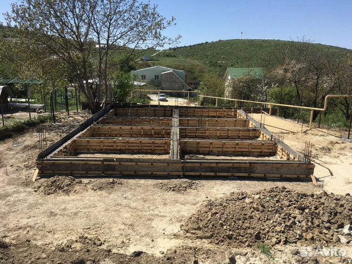 Фундамент под ключ заливка фундамента