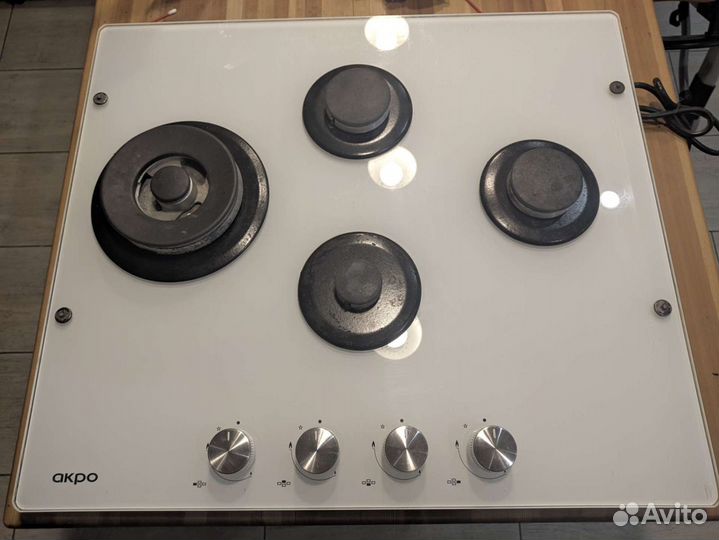 Варочная панель акро PGA 604 VGC-T WH