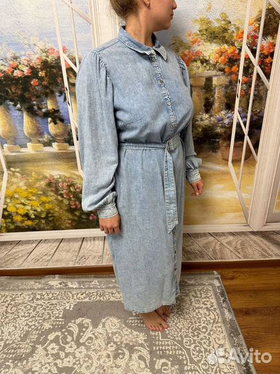Джинсовое платье