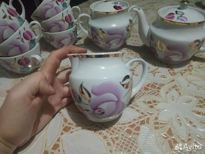 Старинный чайный сервиз СССР