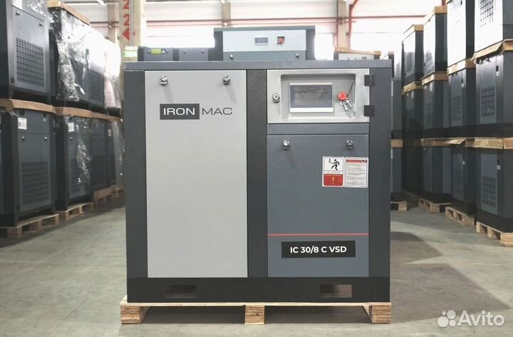 Винтовой компрессор ironmac IC 20/10