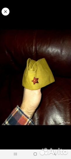 Пилотка солдатская со звездой