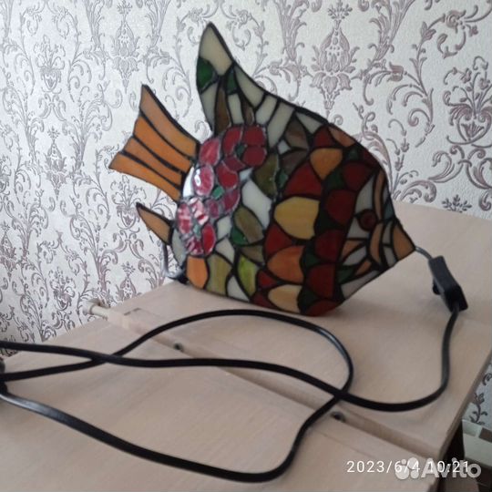 Светильник Тиффани Рыбка