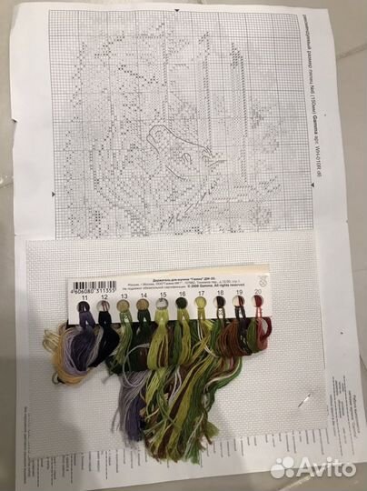 Набор для вышивания крестом новый